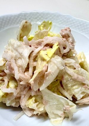 【簡単副菜】ツナ大根レタスサラダ-レシピのメイン写真
