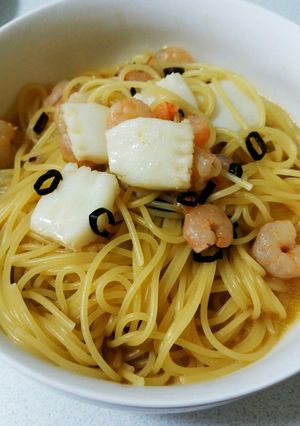 シーフードペペロンチーノ-レシピのメイン写真