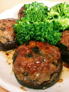 残った餃子の具で☆椎茸の肉詰め-レシピのメイン写真