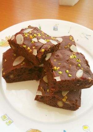 胡桃とクランベリーのブラウニー-レシピのメイン写真