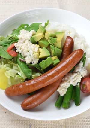 ウインナーと春野菜のカフェご飯-レシピのメイン写真