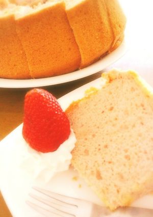 イチゴのふわくしゅシフォン-レシピのメイン写真