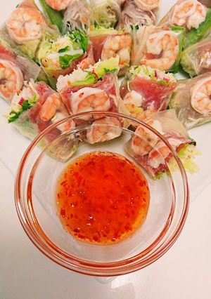 カット野菜で簡単!生春巻き~-レシピのメイン写真