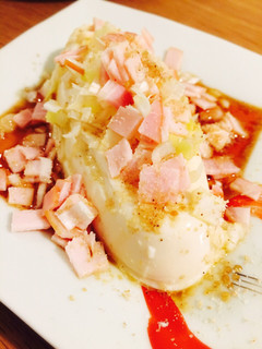 ハムとねぎのすりごま冷奴-レシピのメイン写真