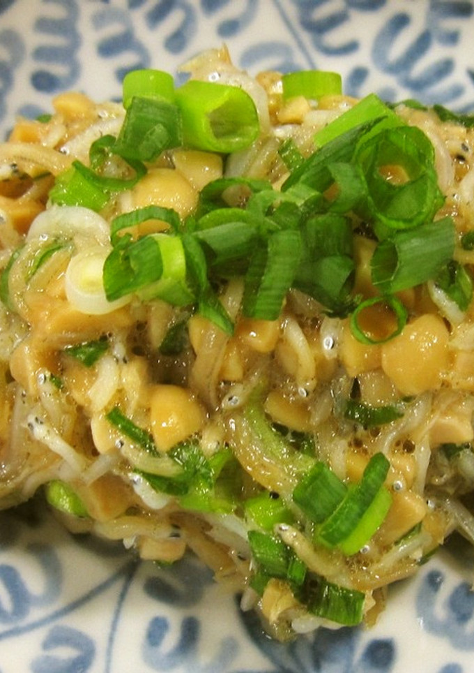 しらす干しとひき割り納豆の和え物-レシピのメイン写真