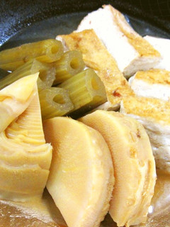 厚揚げとふきと筍の含め煮-レシピのメイン写真