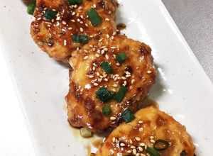 鶏ミンチと豆腐のふわふわ照焼ハンバーグ-レシピのメイン写真
