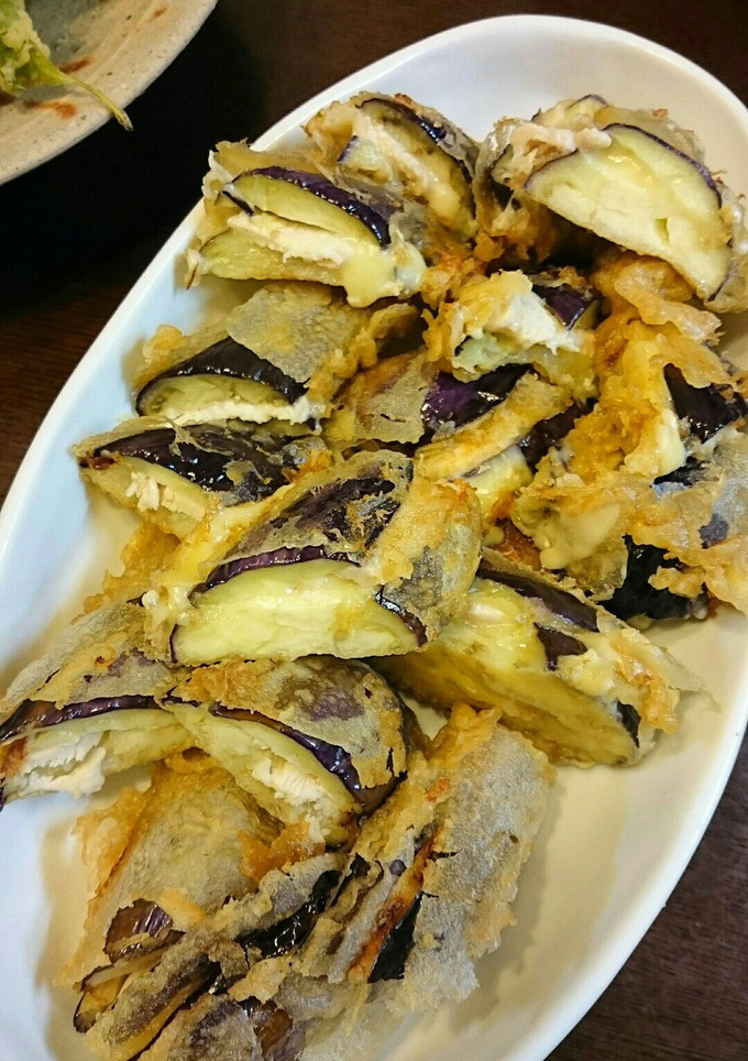 ナスと鶏肉のはさみ揚げ-レシピのメイン写真