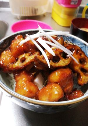 豚バラ肉の角煮丼-レシピのメイン写真