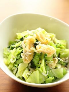 キャベツと小松菜とジャコの和え物-レシピのメイン写真