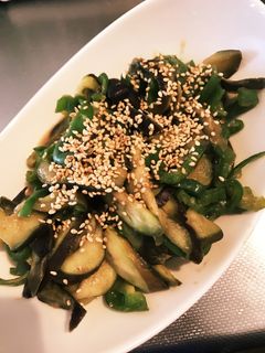 茄子とピーマンの味噌炒め-レシピのメイン写真