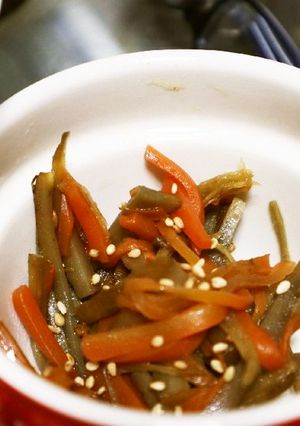 常備菜。きんぴら。(ごぼう、れんこん)-レシピのメイン写真