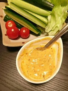 野菜スティックのピリ辛ディップソース-レシピのメイン写真