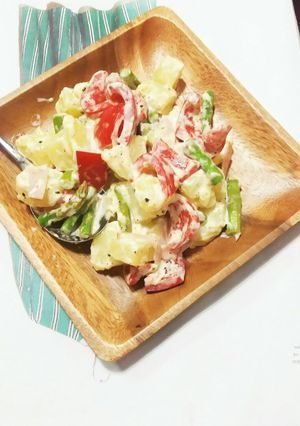 アスパラと新じゃがのホクホクサラダ♪-レシピのメイン写真