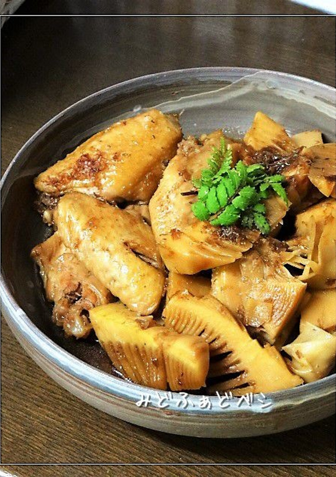 追いかつおで絶品✿筍と手羽先のこっくり煮-レシピのメイン写真