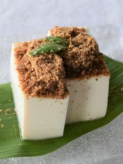 美味しく・健康!ごま和え冷ややっこ(精進料理)-レシピのメイン写真