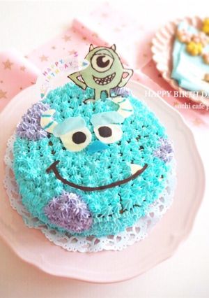モンスターズインク☆サリーケーキ&マイク-レシピのメイン写真