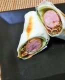 お弁当に！ホットドッグ春巻き