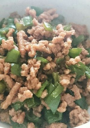 万能常備菜!!ピーマンと挽き肉のそぼろ煮-レシピのメイン写真