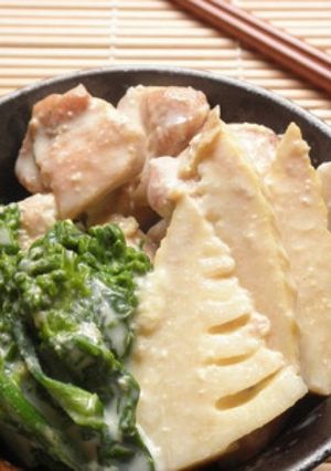 たけのこと菜の花の豆乳クリーム煮-レシピのメイン写真