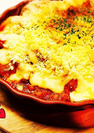 簡単！新じゃがとベーコントマト煮グラタン-レシピのメイン写真