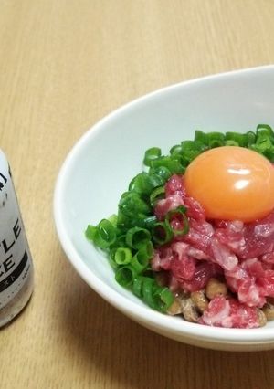 盛田トリュフソースで桜納豆♪-レシピのメイン写真
