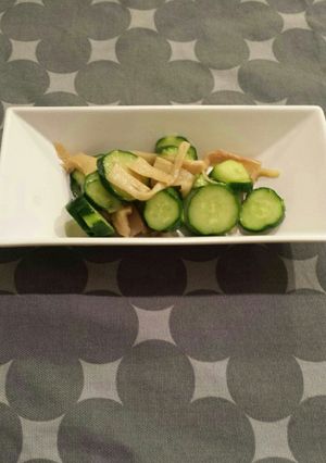 きゅうりと味付けメンマのあえ物-レシピのメイン写真