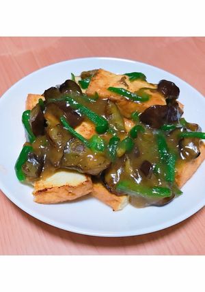 揚げ豆腐のあんかけステーキ-レシピのメイン写真