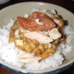 รูปของ 梅ツナ納豆ごはん♪
