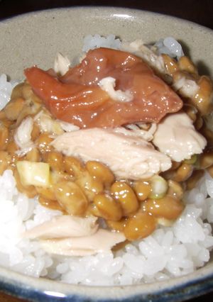 梅ツナ納豆ごはん♪-レシピのメイン写真