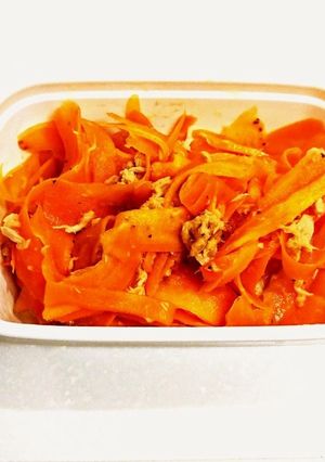 材料少しで簡単！人参のシーチキン煮-レシピのメイン写真