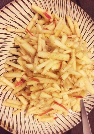 りんごの胡麻山椒和え@江戸料理レシピ-レシピのメイン写真
