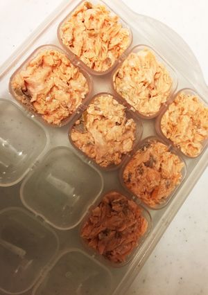 【離乳食中〜後期】電子レンジで茹で蒸し魚-レシピのメイン写真