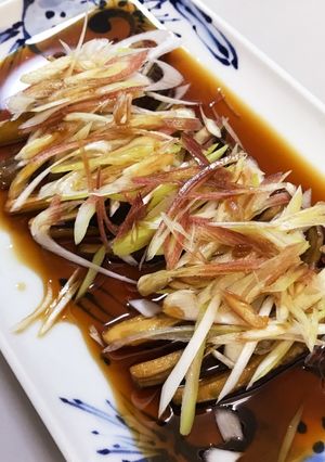 簡単おつまみ☆ナスの煮浸し薬味和え-レシピのメイン写真