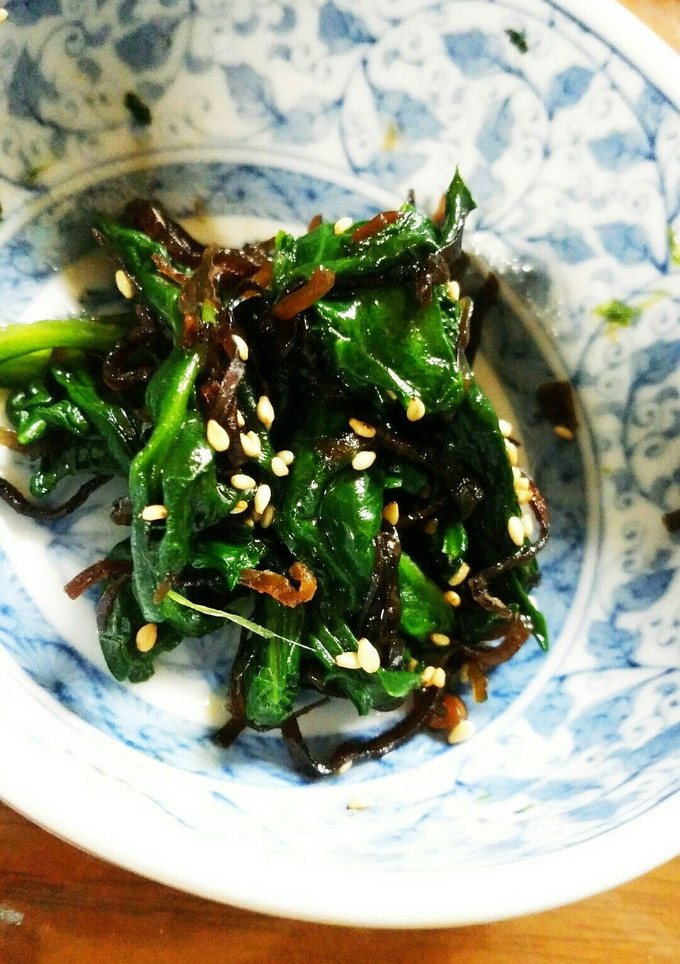 ほうれん草と塩昆布の胡麻和え-レシピのメイン写真
