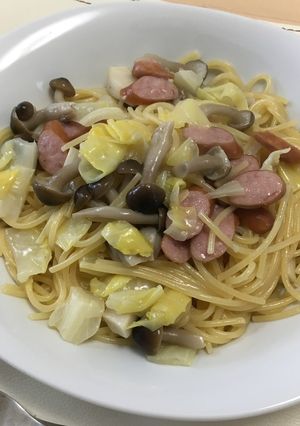 即席ワンポット！具沢山ペペロンチーノ☆-レシピのメイン写真