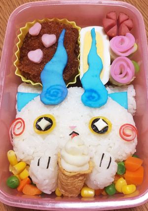 【キャラ弁】ソフトクリーム♡コマさん-レシピのメイン写真