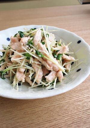簡単！お腹も満足のカイワレたらマヨサラダ-レシピのメイン写真