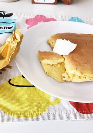 ふわもち ホットケーキ-レシピのメイン写真