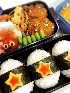 あおむしさん キャラ弁-レシピのメイン写真