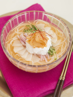 ギリシャヨーグルトと乳清スープの冷麺-レシピのメイン写真