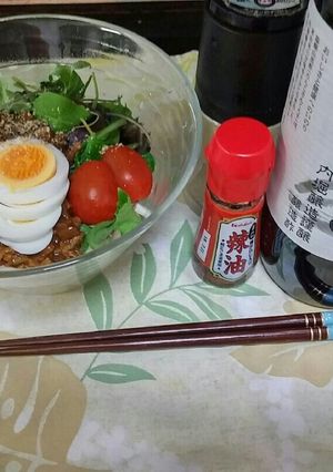 うどんDe ジャージャー麺❤-レシピのメイン写真