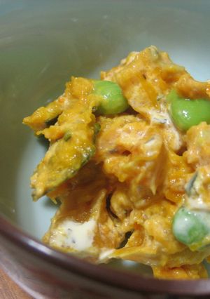 ☆かぼちゃのバジル風味サラダ☆-レシピのメイン写真