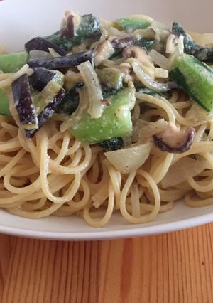 豆乳クリームパスタ-レシピのメイン写真