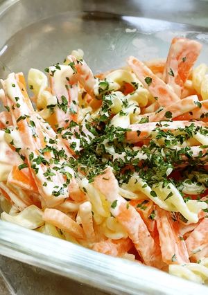 お弁当に♡レンチン人参マカロニサラダ-レシピのメイン写真