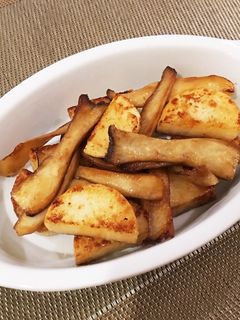 簡単!長いもとエリンギのバター醤油炒め♡-レシピのメイン写真