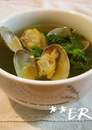 あさりと菜の花のカレースープ～♪♪-レシピのメイン写真