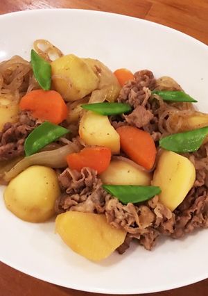 フライパンで簡単！基本の肉じゃが♡-レシピのメイン写真