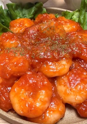 子どもも食べやすい♪甘辛エビチリ🍤-レシピのメイン写真