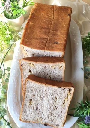 フライパンで捏ねる？ラベンダー食パン-レシピのメイン写真